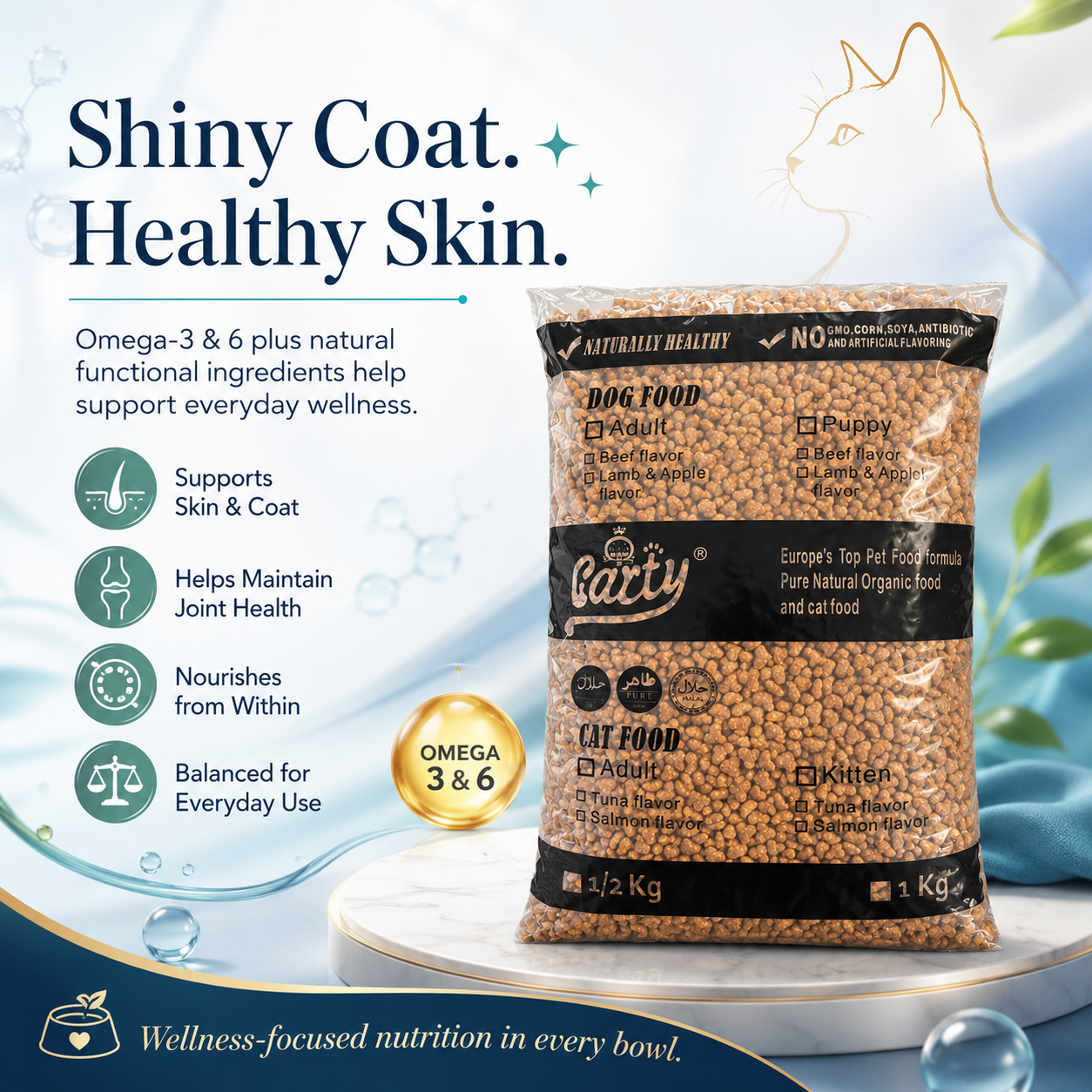 Carty CAT FOOD ALL LIFE STAGE PURE NATURAL ORGANIC CAT DRY FOOD /1KG/Salmon/Chicken/Tuna - 17d4f7fc-6bcf-4d66-b21c-b12ef0d5f847.png