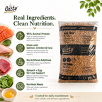 Carty CAT FOOD ALL LIFE STAGE PURE NATURAL ORGANIC CAT DRY FOOD /1KG/Salmon/Chicken/Tuna - 42aee796-4818-4297-b989-b483d35c7dc7.png