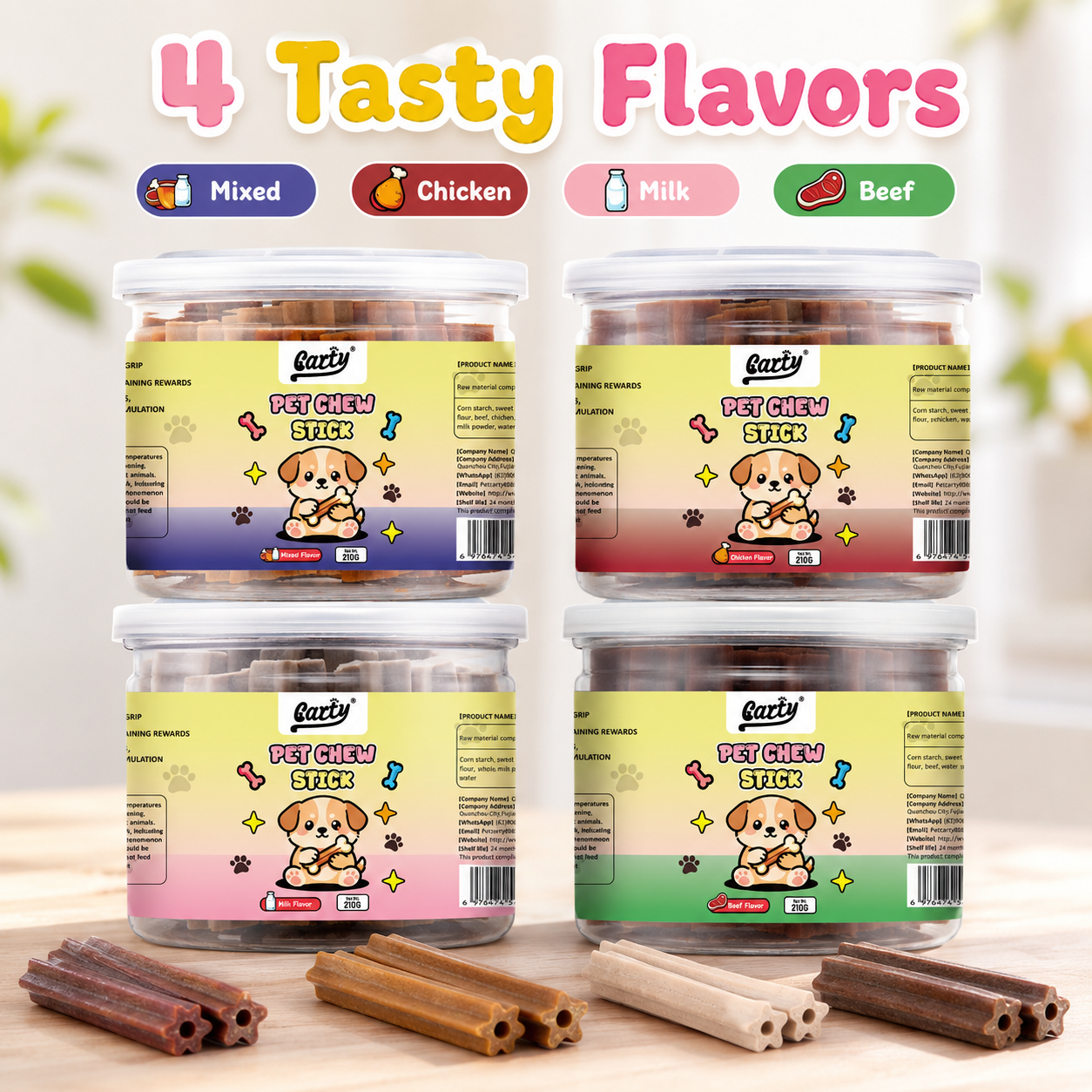 Dental Stick - Mixed Flavor - CWL-CARTY-34