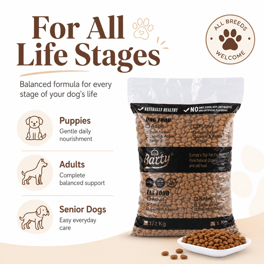 Carty Premium Natural Dog Food PURE NATURAL ORGANIC Dog Dry Food For Adult&Puppy dog treats /BEEF /LAMB /1KG - 70e52f14-6f2f-48b8-ab79-a14c288b8007.png