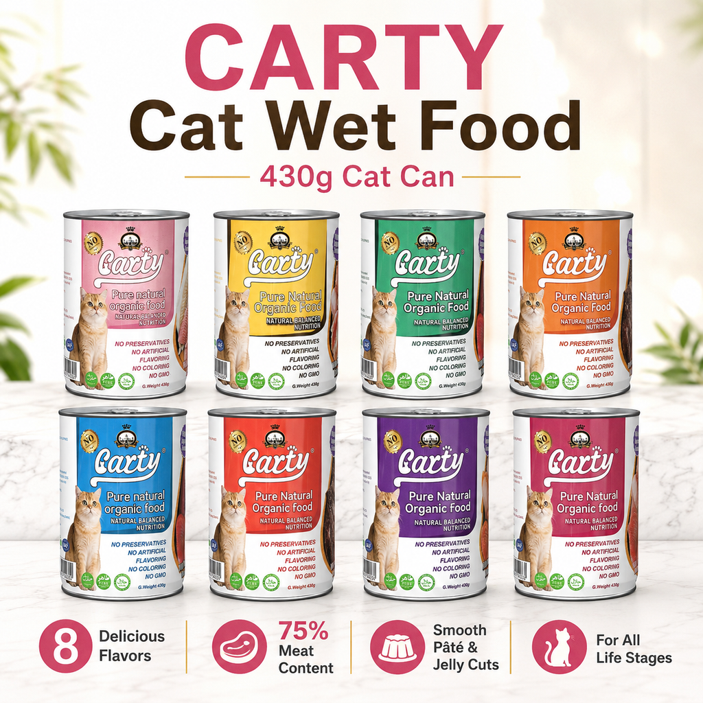 CARTY Wet Cat Food in Can 430g kitten Adult cat Canned Cat Food Pure Natural Organic Can Wet Food - 788afb30-918d-4998-bff6-01a0310b6c4f.png