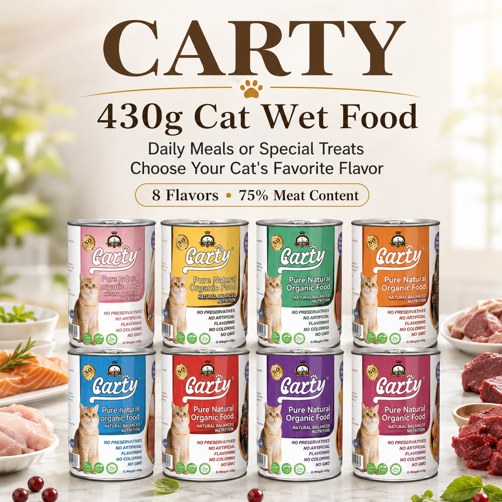 CARTY Wet Cat Food in Can 430g kitten Adult cat Canned Cat Food Pure Natural Organic Can Wet Food - 89145a0f-0b76-45af-9b63-248ac7c7d8eb.png