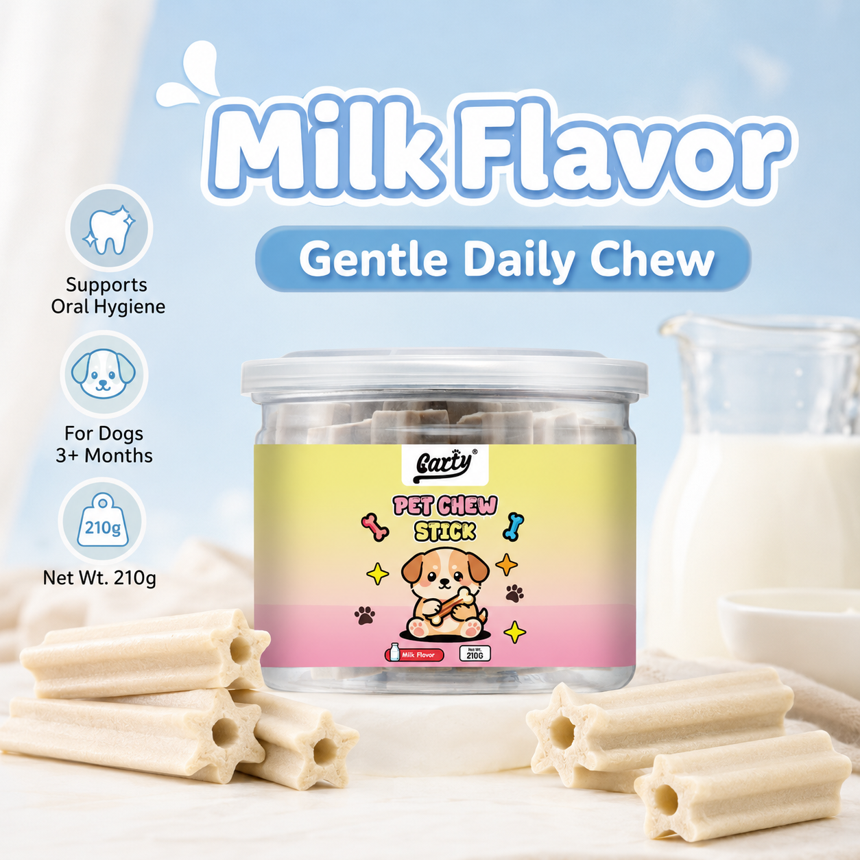 Dental Stick - Milk Flavor - CWL-CARTY-33