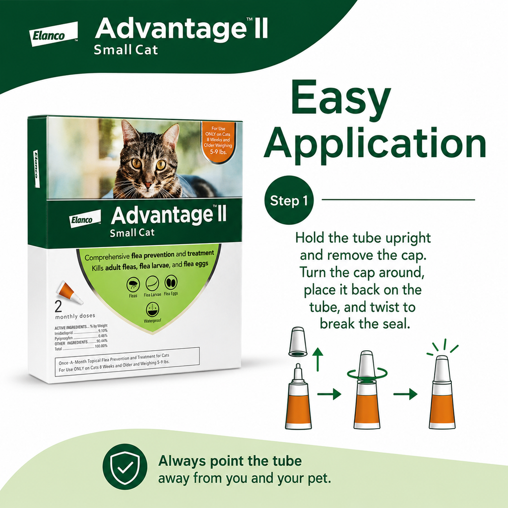 Advantage II for CatAnti Fleas & Ear Mites Eggs Larvae Treatment Supply 1dose/no Box - ChatGPT Image 2026年5月19日 14_07_54 (6).png