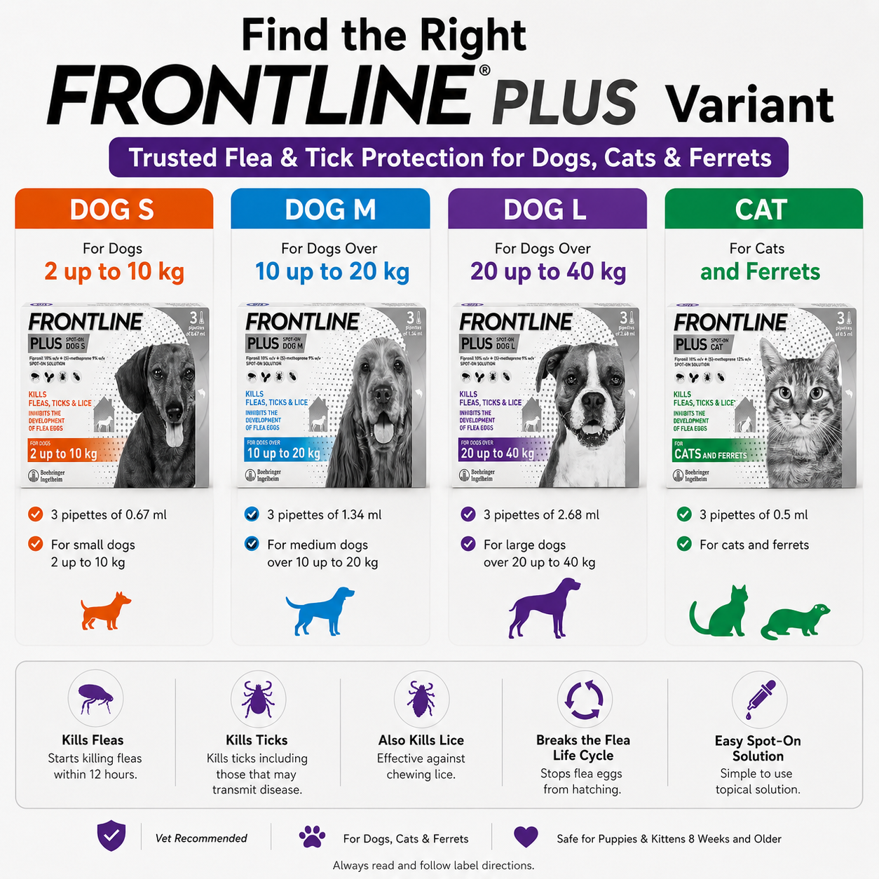 Frontline Plus for Dogs Cats - 3 Month Supply Stops Fleas, Ticks & Itching Safe for All Cats Dogs Flea & Tick Treatment & Prevention EasySpot-On - ChatGPT Image 2026年5月19日 14_13_50 (10).png