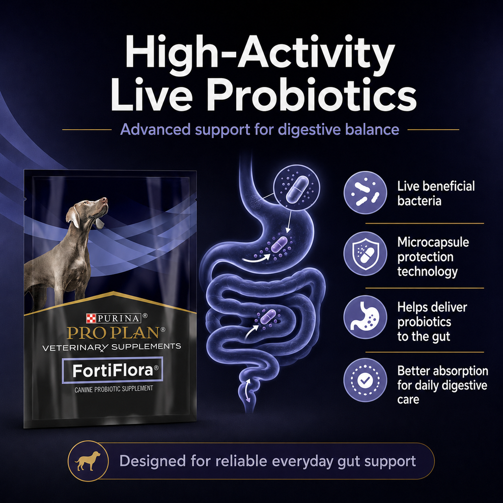 FortiFlora Probiotic For Dog Supplement Powder To Pets Balance The Intestines Reduce Diarrhea 3 Sachets/5 Sachets/30 Sachets - ChatGPT Image 2026年5月19日 14_15_16 (3).png