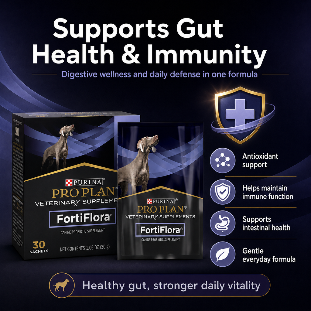 FortiFlora Probiotic For Dog Supplement Powder To Pets Balance The Intestines Reduce Diarrhea 3 Sachets/5 Sachets/30 Sachets - ChatGPT Image 2026年5月19日 14_15_16 (4).png