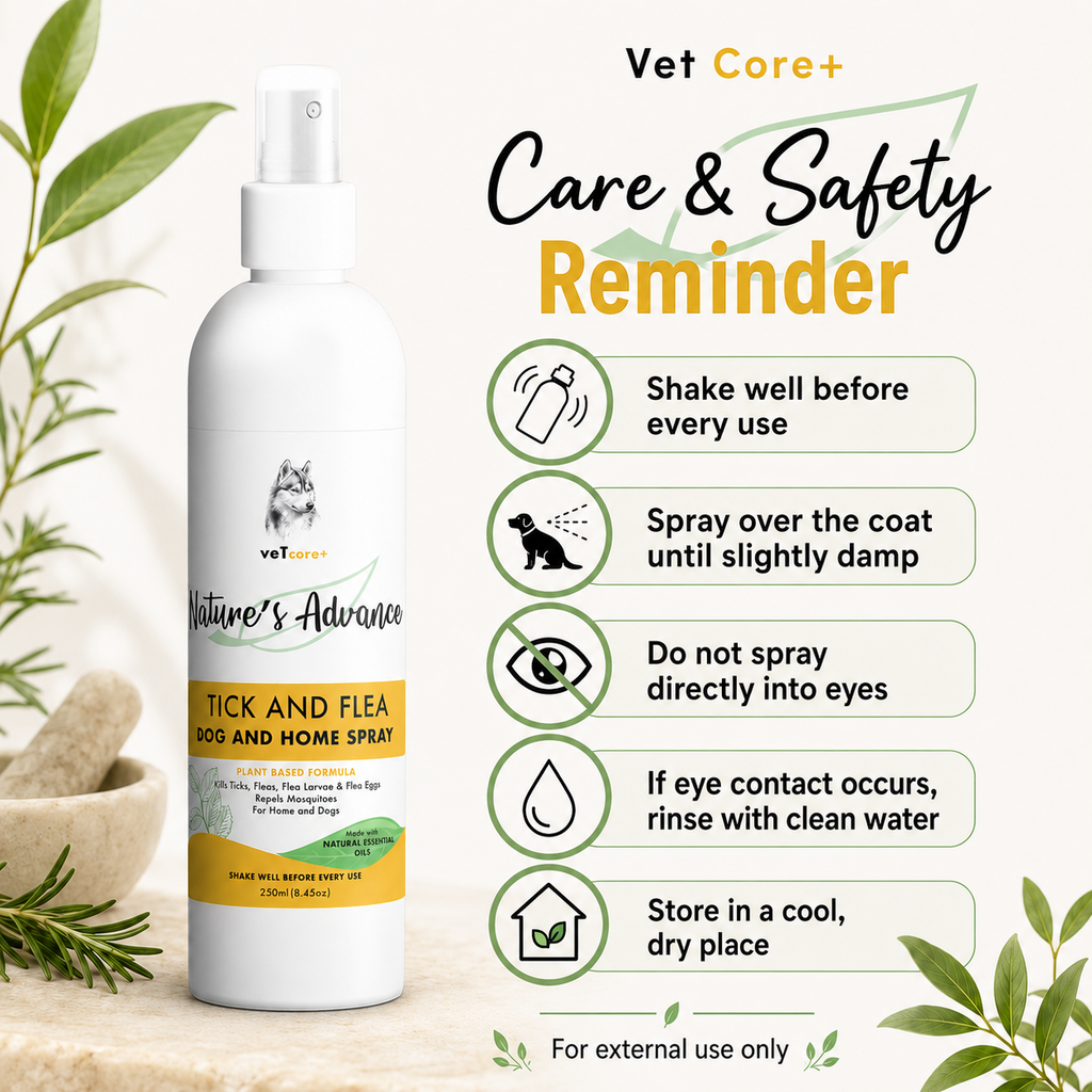 Vet Core Plus Nature's 250ml Advance Tick and Flea Spray For Dogs - ChatGPT Image 2026年5月19日 14_15_58 (10).png