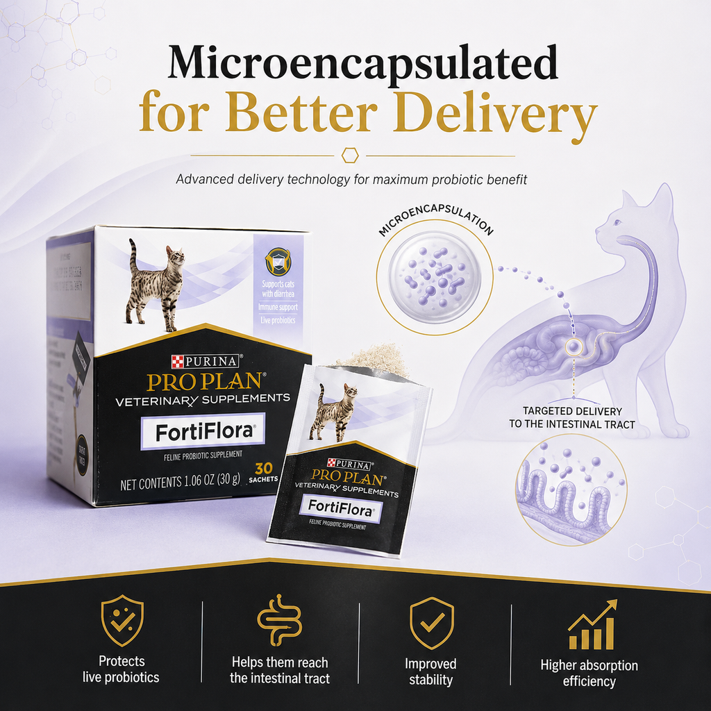 FortiFlora Probiotic For Cats Supplement Powder To Pets Balance The Intestines Reduce Diarrhea 3 Sachets/5 Sachets/30 Sachets - ChatGPT Image 2026年5月19日 14_16_32 (4).png