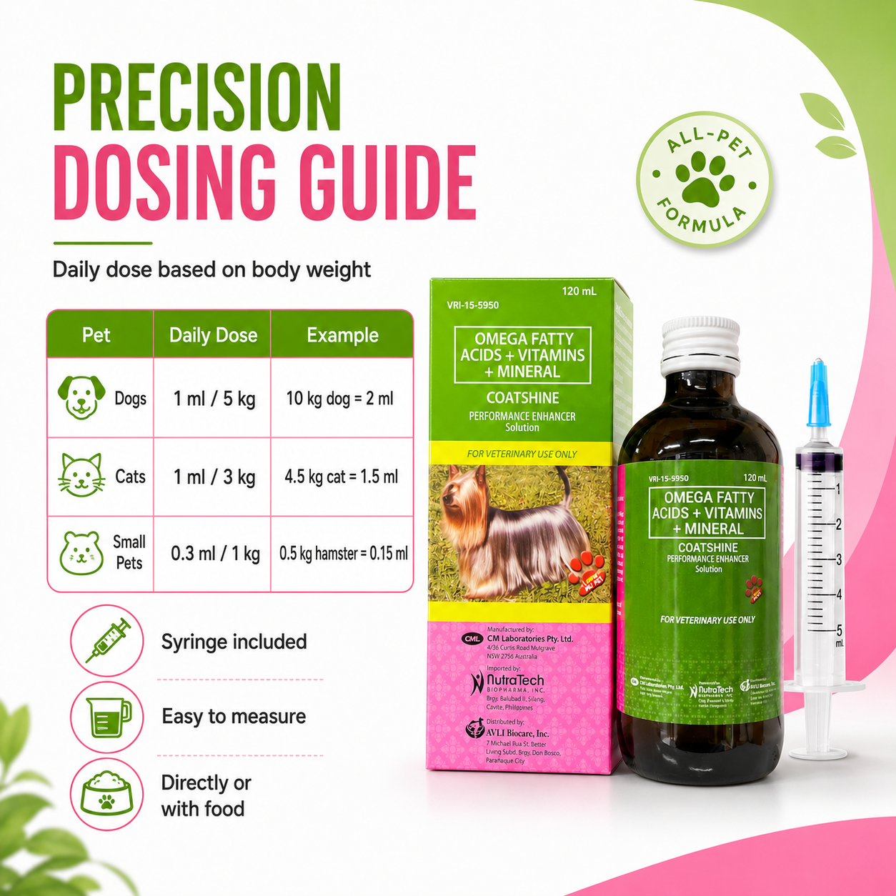 Coatshine 120mL Multi Vitamin Syrup Coat Skin for Dog Cat Omega Fatty Acids + Vitamins + Minertal - ChatGPT Image 2026年5月19日 14_18_44 (4).png