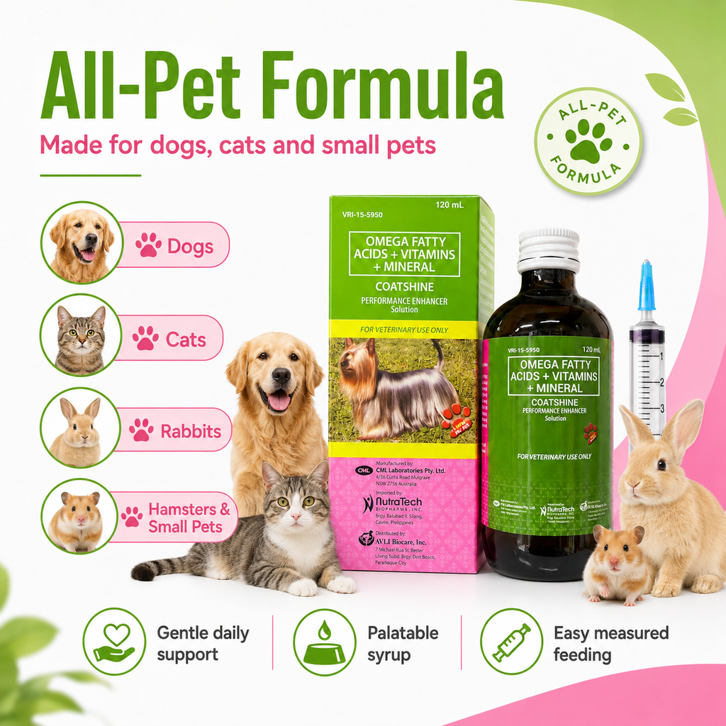 Coatshine 120mL Multi Vitamin Syrup Coat Skin for Dog Cat Omega Fatty Acids + Vitamins + Minertal - ChatGPT Image 2026年5月19日 14_18_44 (5).png