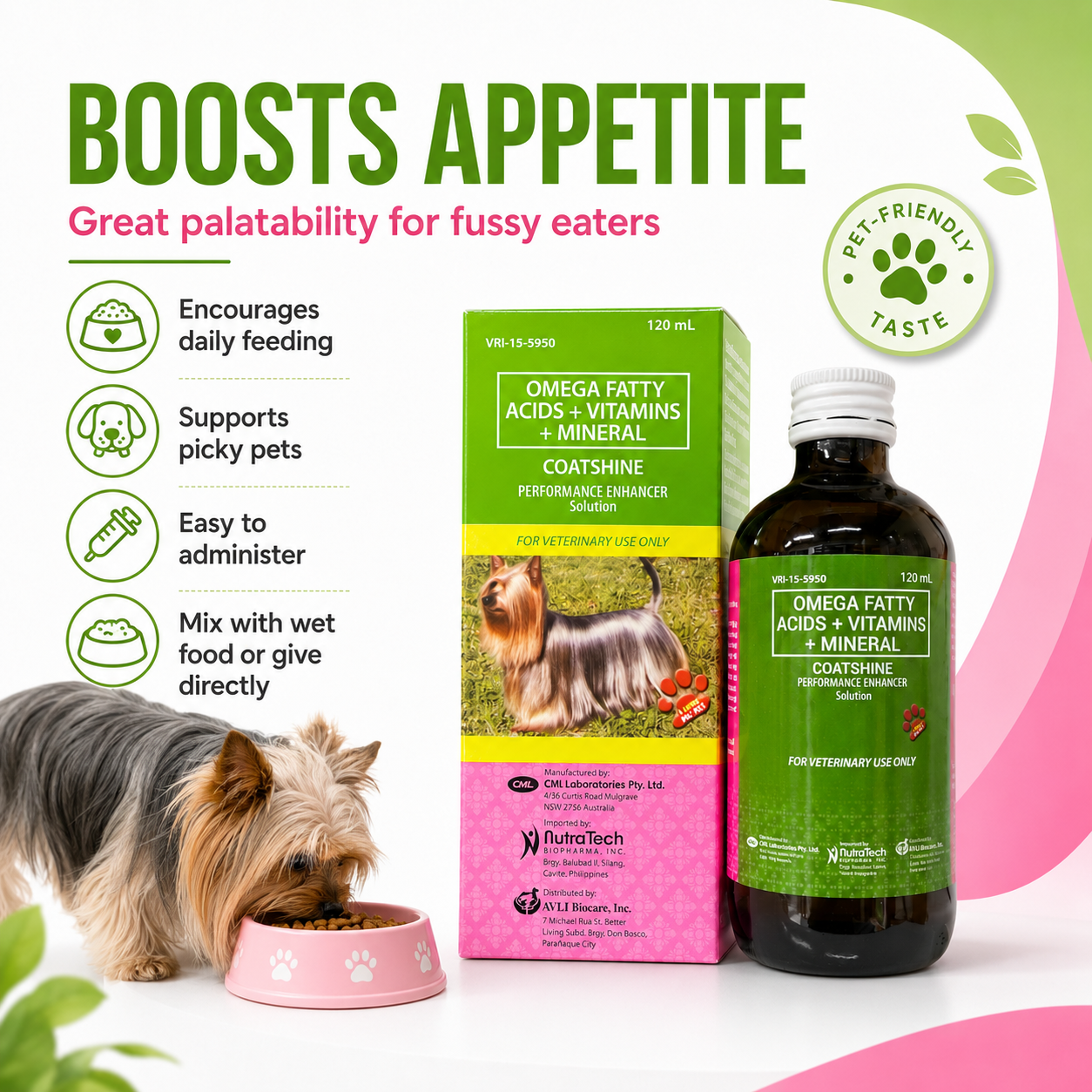 Coatshine 120mL Multi Vitamin Syrup Coat Skin for Dog Cat Omega Fatty Acids + Vitamins + Minertal - ChatGPT Image 2026年5月19日 14_18_44 (6).png