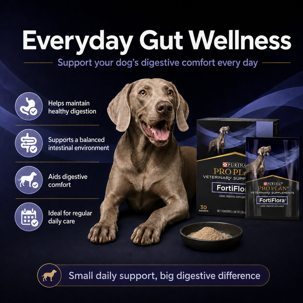 FortiFlora Probiotic For Dog Supplement Powder To Pets Balance The Intestines Reduce Diarrhea 3 Sachets/5 Sachets/30 Sachets - ChatGPT Image 2026年5月20日 17_35_19.png