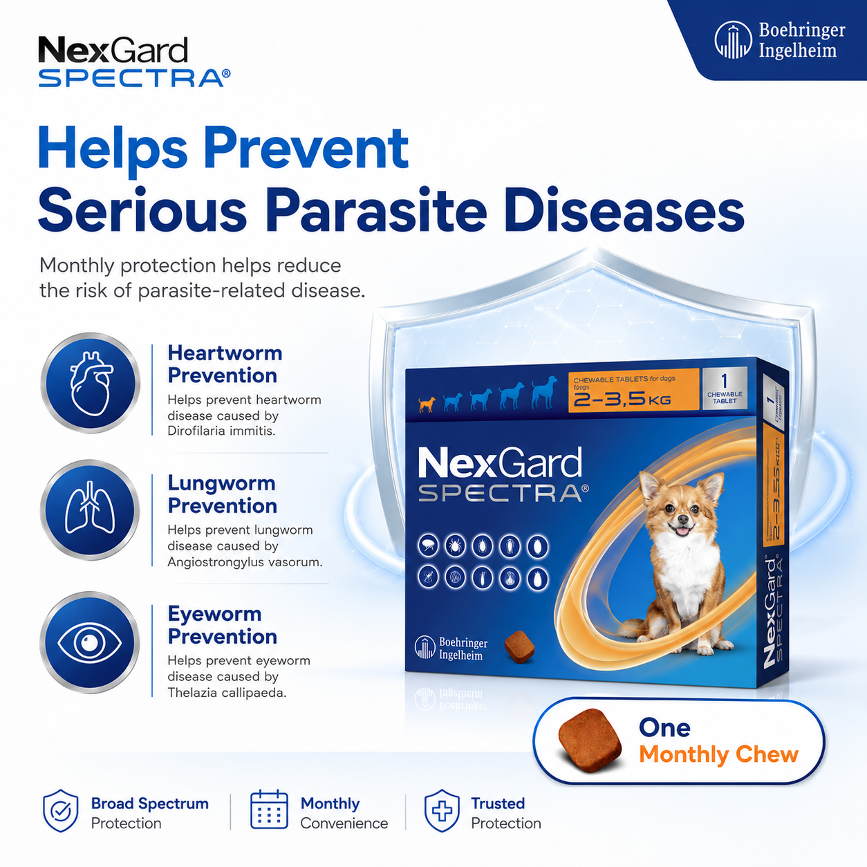 Nexgard Spectra Deworming Chewables Tablet for Dogs Adult Puppy with Sticker Anti Tick Flea MangeTreatment - ChatGPT Image 2026年5月20日 17_56_13 (4).png