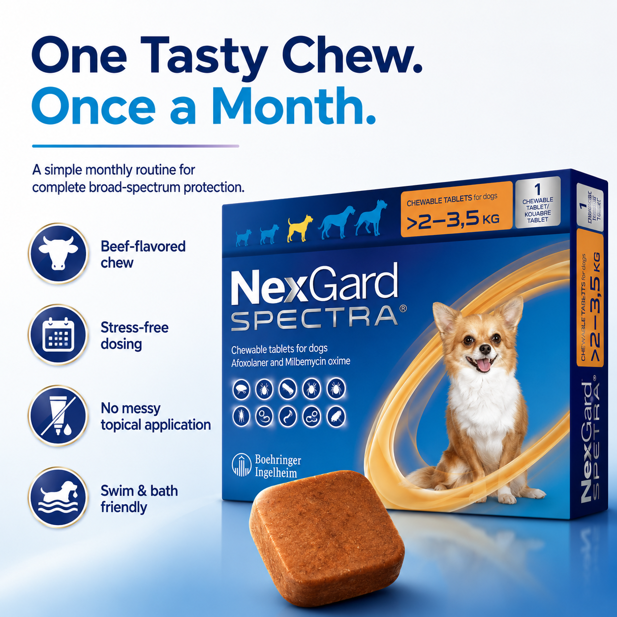 Nexgard Spectra Deworming Chewables Tablet for Dogs Adult Puppy with Sticker Anti Tick Flea MangeTreatment - ChatGPT Image 2026年5月20日 17_56_14 (6).png