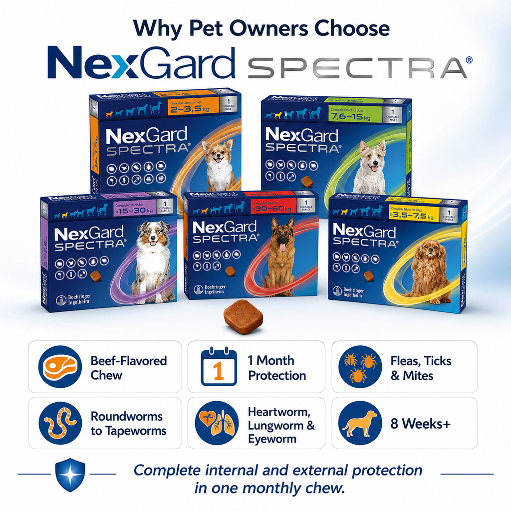 Nexgard Spectra Deworming Chewables Tablet for Dogs Adult Puppy with Sticker Anti Tick Flea MangeTreatment - ChatGPT Image 2026年5月20日 17_56_15 (10).png