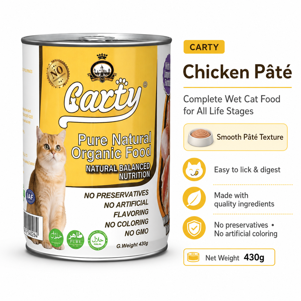 Carty Wet Cat Food 430g - Chicken Paste