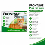 Frontline Plus US Flea & Tick Treatment for Cats - Pack of 6 Doses