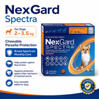 NexGard Spectra Chewables for Dogs - 2-3.5kg, 1 Chew