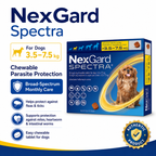 NexGard Spectra Chewables for Dogs - 3.5-7.5kg, 1 Chew