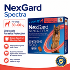 NexGard Spectra Chewables for Dogs - 30-60kg, 1 Chew
