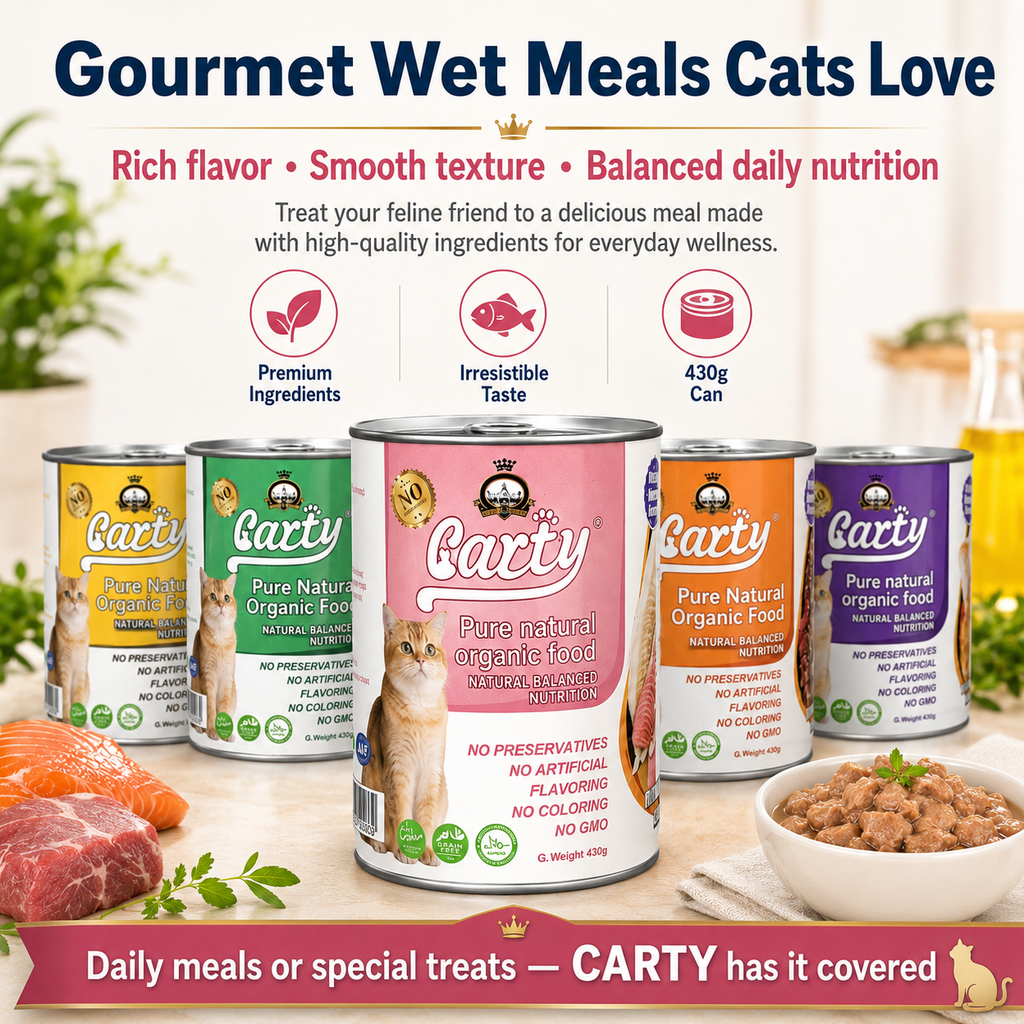 CARTY Wet Cat Food in Can 430g kitten Adult cat Canned Cat Food Pure Natural Organic Can Wet Food - a5a4d7e8-8716-43fb-b831-7c9135ee6b29.png