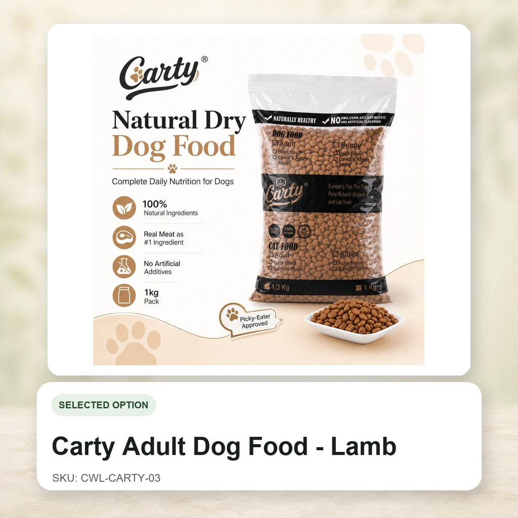 Carty Adult Dog Food - Lamb - CWL-CARTY-03