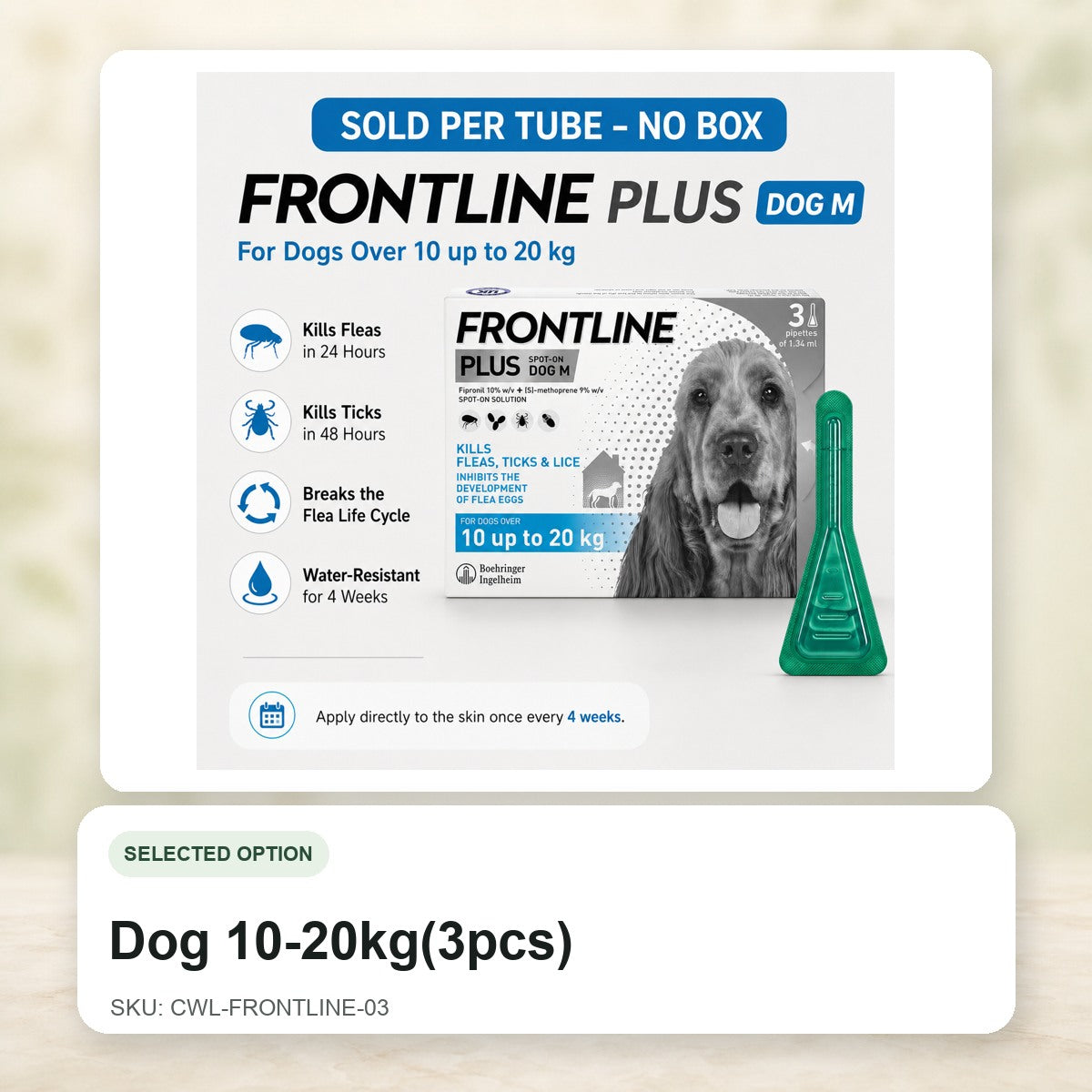 Dog 10-20kg(3pcs) - CWL-FRONTLINE-03