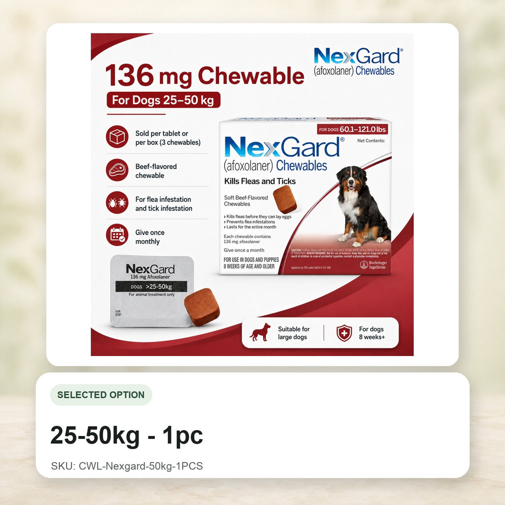 25-50kg - 1pc - CWL-Nexgard-50kg-1PCS