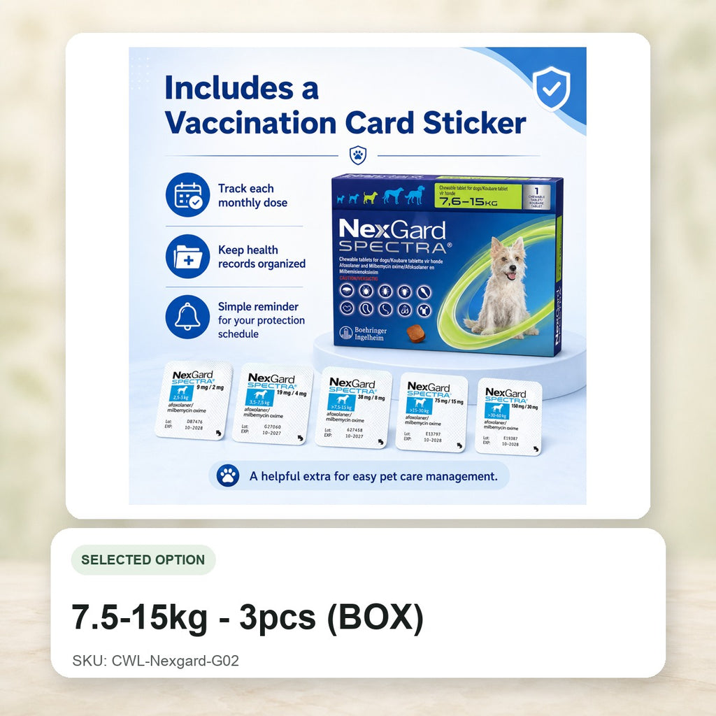 7.5-15kg - 3pcs (BOX) - CWL-Nexgard-G02