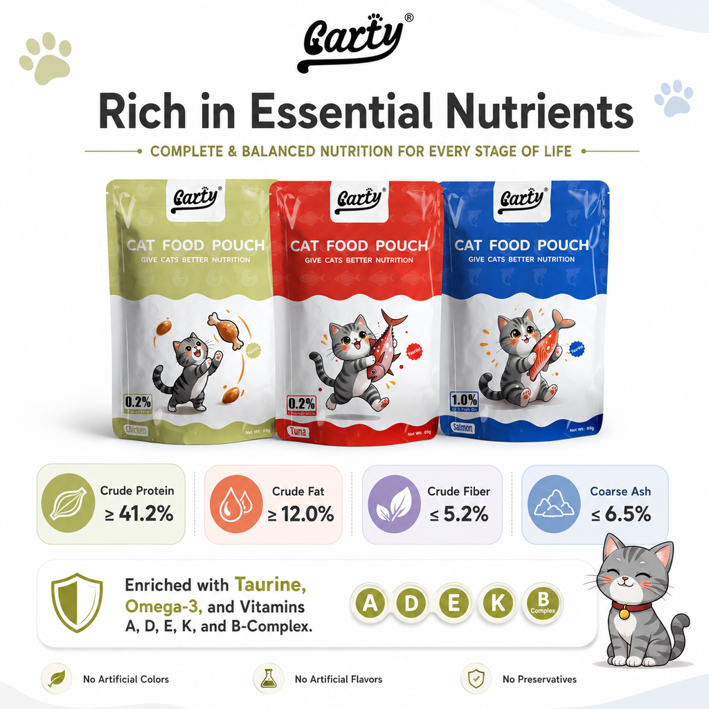 Carty Wet Cat Food Pouch 85g Triple-Action Nourishment Chicken Tuna Salmon Flavor Complete Nutrition for Kitten & Adult - c2b5fffb-049e-424b-a764-5d5c6b4275d0.png