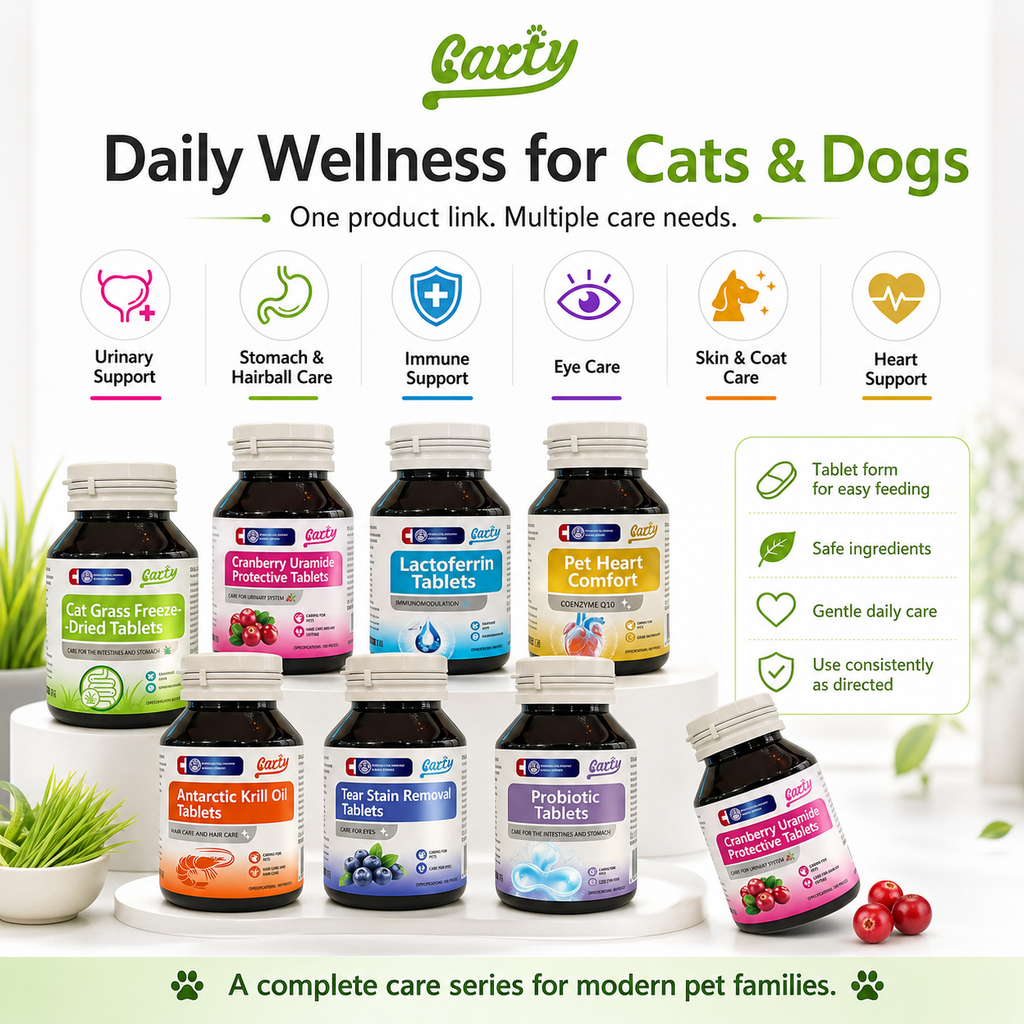 Carty All-in-One Pet Health Kit | Multi-functional Daily Care Tablets for Cats Dogs - c6b7d349-c455-4999-99dd-aa44e27937ac.png